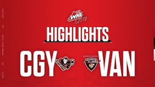 Calgary Hitmen at Vancouver Giants 13  WHL Highlights 202324 [upl. by Agiaf548]