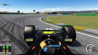 ALONSO F1 2001 Minardi Cosworth PS01 Interlagos Onboard  Assetto Corsa MOD [upl. by Hctim555]