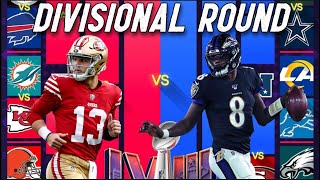 Divisional Round Predictions NFL Playoffs [upl. by Goggin]