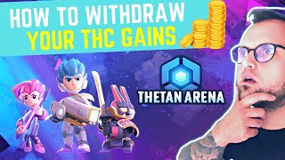 HOW TO WITHDRAW IN THETAN ARENA Right Away Step By Step Tutorial [upl. by Chilcote]