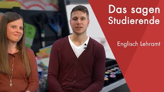 quotDas sagen die Studierendenquot  Englisch Lehramt studieren [upl. by Seedman395]