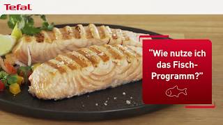 Anwendung des Fisch Programms beim OptiGrill Elite von Tefal [upl. by Dnomyaw955]