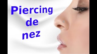 Le piercing de nez soins et cicatrisation [upl. by Neved]