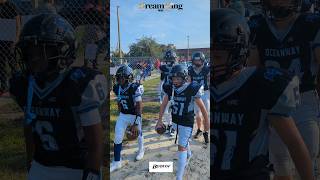 OceanWay Bucs walking in to play the Twin Lakes Timber Wolves middleschoolfootball [upl. by Branham593]