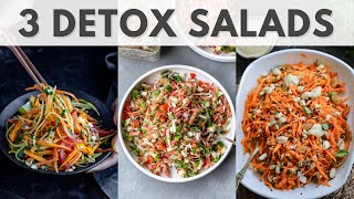 Super Easy Detox Salad Recipes Part 1  Healthy Dinner Recipes to Lose Weight [upl. by Konyn]