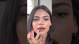 Ariana Greenblatt lip combo 💗beauty makeup makeuptutorial tutorial makeuptips viral shorts [upl. by Drofhsa73]