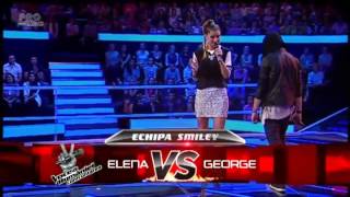 Confruntari  Editia 7  Elena vs George  Vocea Romaniei 2013 S3 [upl. by Annabal]