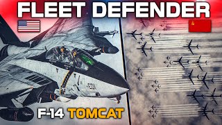 Fleet Defender  F14 Tomcat Vs Tu95 Bear  Carrier Battle Group  Digital Combat Simulator  DCS [upl. by Andel104]