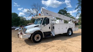 2007 International DuraStar 4300 4x2 BucketMaterial Handling Truck 233928 Miles [upl. by Crooks]