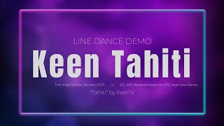 Keen Tahiti  Line Dance Demo [upl. by Walston]