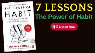 7 Lessons The Power of Habit by Charles Duhigg booktok booktube podcast audiobooks [upl. by Adekram]