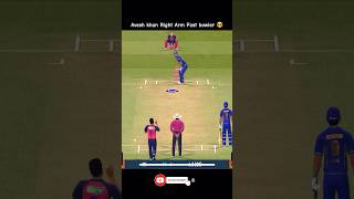 Avesh khan Bowling 😱 RC24 shorts shortsfeed ytshorts [upl. by Dnob]