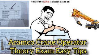 How to Pass Aramco Crane Operator Exam [upl. by Sokul921]