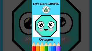 ✨HOW TO DRAW AN OCTAGON FOR KIDS  EASY DRAWING TUTORIAL  DRAWING SHAPES FOR BEGINNERS shorts [upl. by Adrian878]