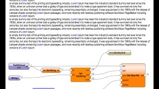 Vectorworks Marionette  Example Colorize Text [upl. by Mahmoud]