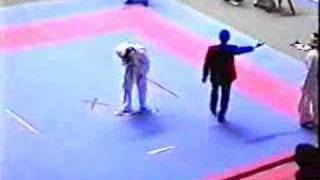 World kumite karate sekai taikai Okinawa 1997 [upl. by Boutis25]