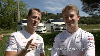 Nico Rosberg Trailer Hockenheim GP with Michael Schumacher [upl. by Druci]