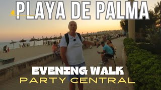 PARTY CENTRAL at Platja De Palma July 24 2024 Mallorca [upl. by Llehcor731]