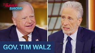 Tim Walz on 2024 Election Harris Campaign’s “Big Tent”  The Daily Show [upl. by Sudderth777]