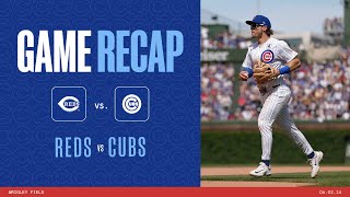 Cubs vs Reds Game Highlights  6224 [upl. by Nyleimaj708]