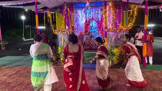 Navratri celebration 2024  Dhanuchi dance  RGPPL Housing Colony [upl. by Caressa]