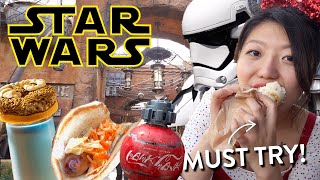 STAR WARS FOOD TOUR at Disney World Galaxys Edge [upl. by Einner]