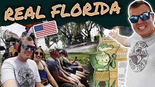 THE REAL FLORIDA Boggy Creek Airboat Ride Kissimmee Florida 🐊 [upl. by Edmee820]