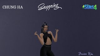 CHUNG HA 청하  Snapping  The Sims 4 dance cover💎 [upl. by Aleak850]