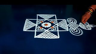 Diwali special rangoli design 🌺 Traditional festival rangoli design [upl. by Christos497]