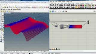 Tutorial Grasshopper evaluate and show surface curvature [upl. by Lasala362]