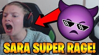 SARA SUPER RAGE I FORTNITE MED LLOYD👿 [upl. by Nicky]