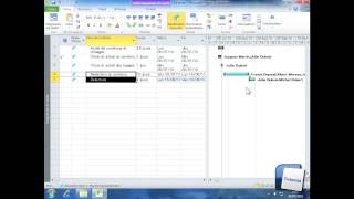 MS Project 2010 EP 10Lier ou fractionner des tâches [upl. by Aleuqahs657]