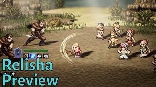 JP New Staff DPS  Relisha Preview  Octopath Traveler CotC [upl. by Baumbaugh]