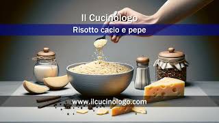 Risotto cacio e pepe recipe [upl. by Riorsson]