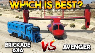 GTA 5 ONLINE  AVENGER VS BRICKADE 6X6 WHICH IS BEST [upl. by Hynda]