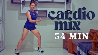 34 min cardio mix workout [upl. by Aleinad]