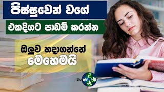 එක දිගට පාඩම් කරන්න ඔලුව හදාගන්න හැටි  Sinhala Study Motivation Use Cookie jar method amp 525 Rule [upl. by Yenhoj]