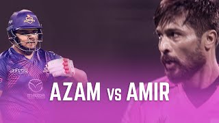 Azam Khan vs Mohammad Amir I The BIG OVER moment I Best moments of the Season 4 I Abu Dhabi T10 [upl. by Marc]