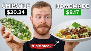 Can I make Chipotle’s Burrito Bowl cheaper healthier and better tasting [upl. by Garnes]