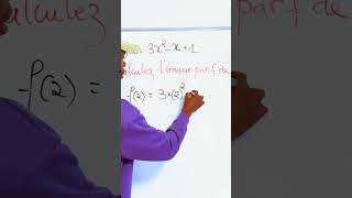 Calcul de l’image par une fonction mathes education mathstricks algebra [upl. by Omero]