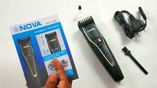 NOVA NHT 1091 Trimmer Unboxing and Review  Hindi  Best Trimmer For Men under Rs 900 in India [upl. by Alledi]