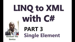 Learn Linq to XML With C  Part 3 How to Access a Single Element in XML File [upl. by Steele]