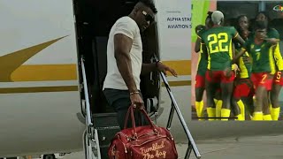 Francis Ngannou de retour au Cameroun a bord dun jet privée Après louganda les lionnes vont [upl. by Ellerihs184]