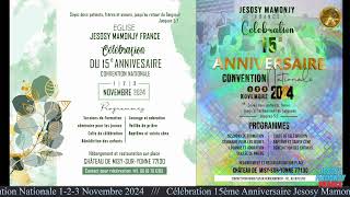 Culte Jesosy Mamonjy Poitiers  Dimanche 27 Octobre 2024  14h30 [upl. by Anaujait31]