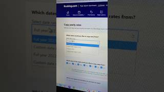 How to Copy Yearly Rates to Next Year on Bookingcom StepbyStep Guide [upl. by Teerell]