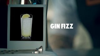 GIN FIZZ DRINK RECIPE  HOW TO MIX [upl. by Floridia685]