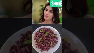 💪🔥Barkha Ne Anupama Ka Sath Kya Kiya 😋 tasty simple beetroot bhaji recipe cooking foryou [upl. by Meerek]