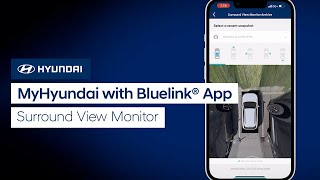 MyHyundai with Bluelink® App Surround View Monitor  Bluelink  Hyundai [upl. by Saied275]