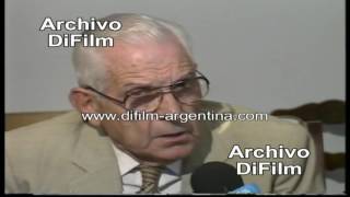 General Reynaldo Bignone  Alzamiento Militar Carapintada  DiFilm 1990 [upl. by Taryn]