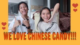 TRYING CHINESE CANDY ft MCDY gaming [upl. by Anirtal491]